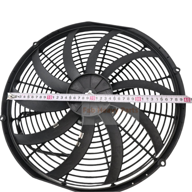 Ventilateur poussoir haute performance 12 V 16,00" 30102047 VA18-AP70/LL-86S convient aux lames droites Spal