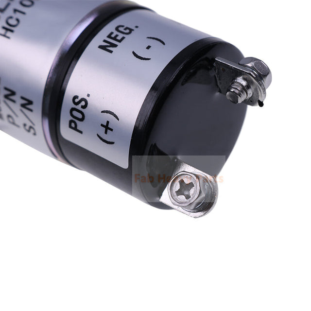 Solenoide de parada de 2 terminales de 12 V 1500-2098 1502-12C6U1B2 se adapta a la serie Woodward 1500