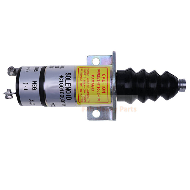 Solenoide de parada de 2 terminales de 12 V 1500-2098 1502-12C6U1B2 se adapta a la serie Woodward 1500