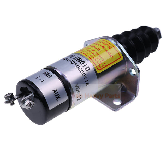 Solenoide de parada de 2 terminales de 12 V 1500-2098 1502-12C6U1B2 se adapta a la serie Woodward 1500