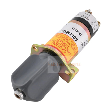 Solenoide de parada de apagado de 3 terminales de 12 V 2848231 para motor Perkins 4.108 4.165 T6.3544 6.3544