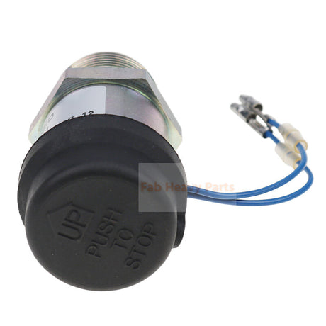 12V Fuel Stop Solenoid PJ7413147 Fits for Volvo Excavator EC14