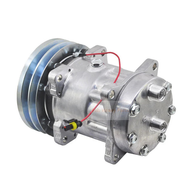 12V SD7H15 A/C Compressor 8091 32767G 04437338 Fits for Deutz Fahr Hurlimann Lamborghini & Same Tractor