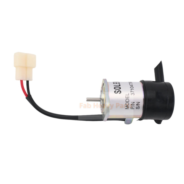 12V Solenoid Valve 3710473M2 052600-4352 Fits for Iseki Engine 3ICLL1.12B3G E3100-G01 Tractor SXG19H SXG22H SF200M SGR17