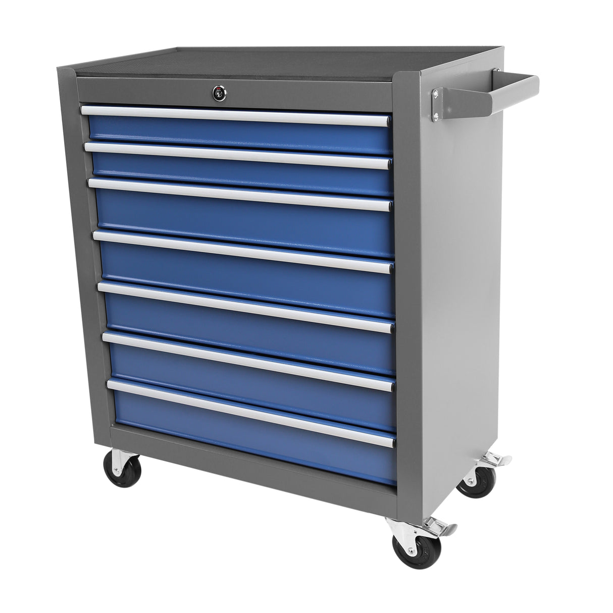 Multifunctional Mechanic Rolling Tool Chest Storage Cabinet na may 7-Drawer Wheels para sa Garage Warehouse Workshop Repair Shop