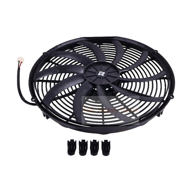 Lames incurvées de ventilateur d'extraction de performances extrêmes de 16 pouces 30102113 VA18-AP70/LL/F-59A, convient pour Spal