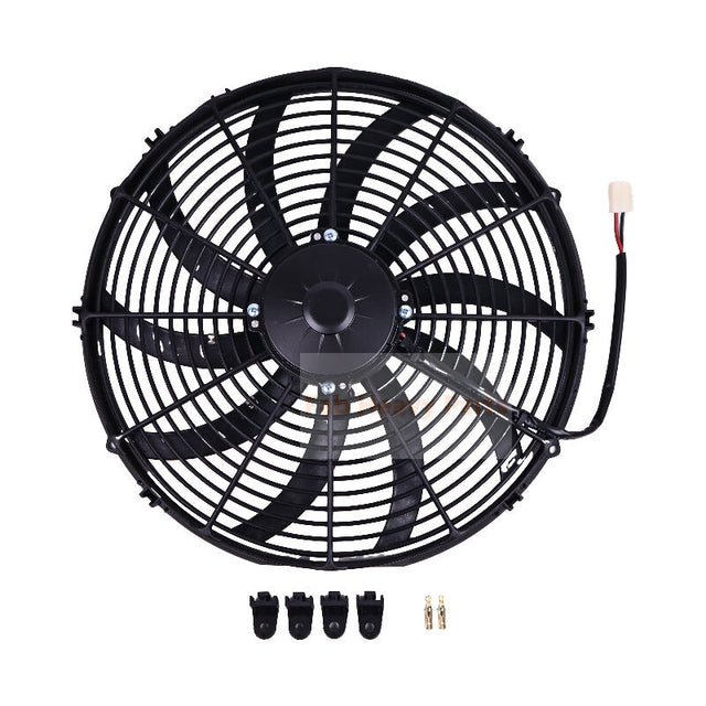 Lames incurvées de ventilateur d'extraction de performances extrêmes de 16 pouces 30102113 VA18-AP70/LL/F-59A, convient pour Spal