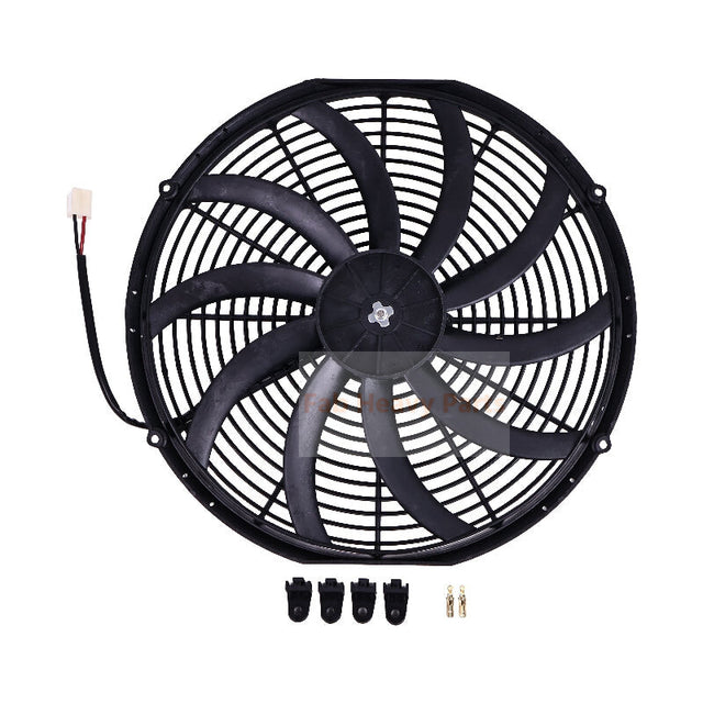 16" Extreme Performance Puller Fan Curved Blades 30102113 VA18-AP70/LL/F-59A Fits for Spal