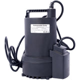 1/4 HP automatische zwembadafdekkingspomp 120 V dompelpomp met 3/4 terugslagklepadapter 1850 GPH waterverwijdering voor zwembad-bubbelbaden, daken, waterbedden en meer