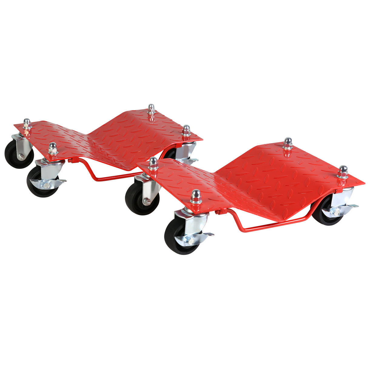 2 szt. Opona na kółkach Dolly Heavy Duty Skate Naprawa samochodów 3000LB Pojazd w ruchu