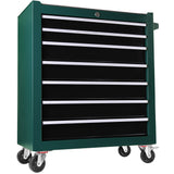 7-Drawer Rolling Tool Cart Box on Wheels Lockable Home Repair Storage Organizer Chest Cabinet for Mechanic Garage