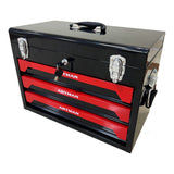 3 Drawers Tool Box with Tool Set Red