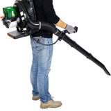 4-Stroke Backpack Leaf Blower Gas 37.7cc 1.5HP 580CFM Napakagaan na Timbang 16.5lbs