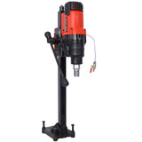 Diamond Core Drilling Machine Wet&Dry Drill Rig with Stand 700RPM Speed 9.4in Diameter for Concrete Brick Block Stone 3200W