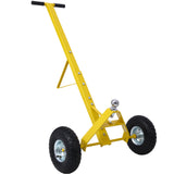 Trailer Dolly with Pneumatic Tires 600 Lb. Maximum Capacity Yellow