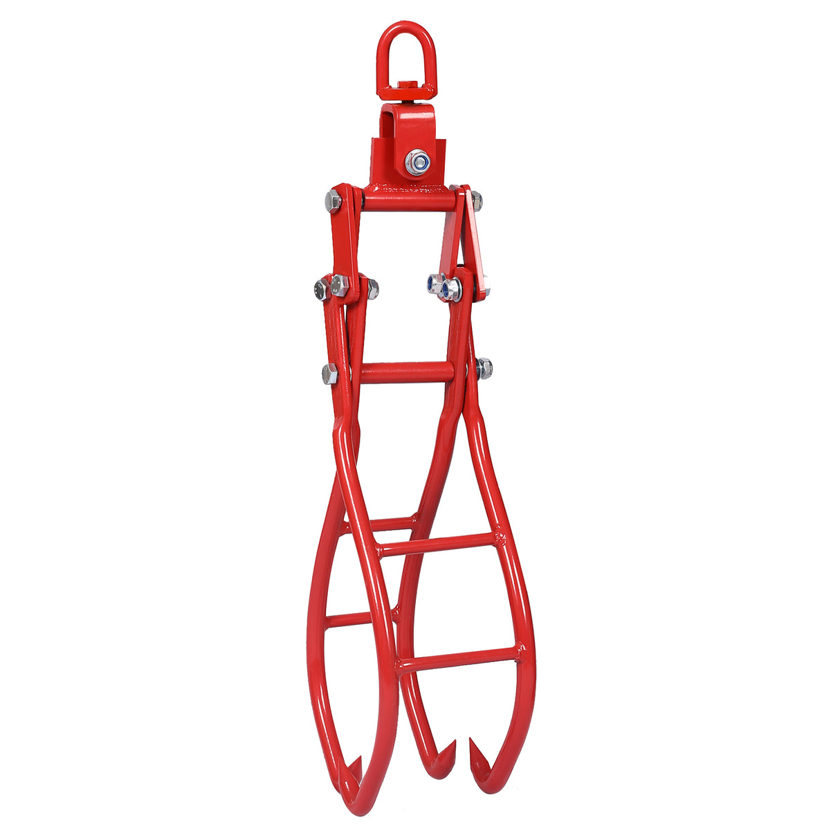 4-Klauen-Hebezange für Holzscheite, 71,1 cm, Rot