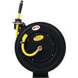 Maaaring iurong Air Hose Reel 1/2" Inch x 50' Ft Auto Rewind Heavy Duty Steel Air Industrial Grade Rubber