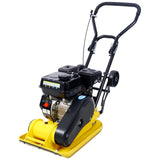 Compacteur à plaque de 20 x 14 pouces avec force de compactage par vibration de gaz MAX 7,0 HP 5 500 VPM avec roue intégrée Conforme à l'EPA