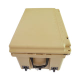 Ice Cooler Box 65QT Camping Ice Chest Beer Box Outdoor Fishing Khaki