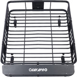 Rooftop Cargo Carrier BasketMotoring Roof RackTop Mount Rack 64 150 lbs Capacity Steel--Black