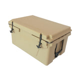 Ice Cooler Box 65QT Camping Ice Chest Beer Box Outdoor Fishing Khaki