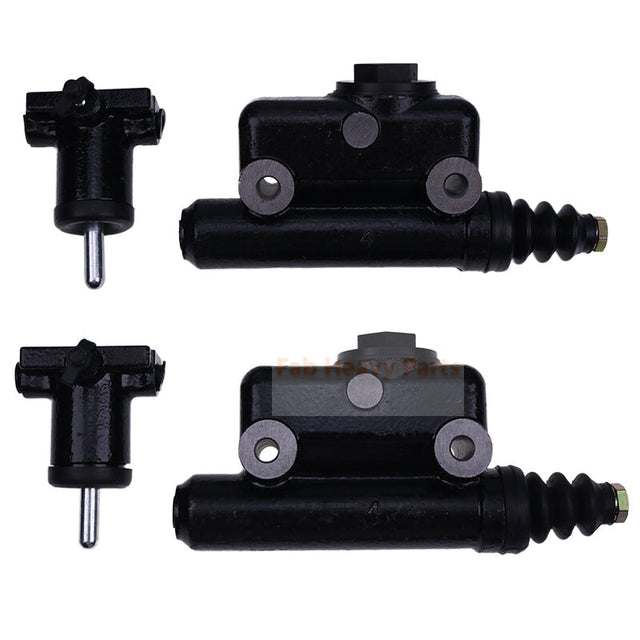 2 Pcs Brake Master L25419 & 2 Pcs Slave Cylinder A51976 G109413 for Case 450B 480 480B 480D 580 580B