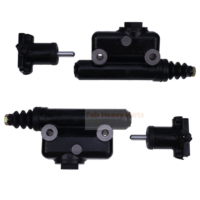 2 Pcs Brake Master L25419 & 2 Pcs Slave Cylinder A51976 G109413 for Case 450B 480 480B 480D 580 580B