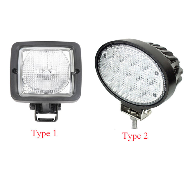 Luz de inundación de trabajo, 2 uds., 87584890, compatible con CASE Loader 570ST 570NXT 580N 580SN 580SN WT 590SN 590ST