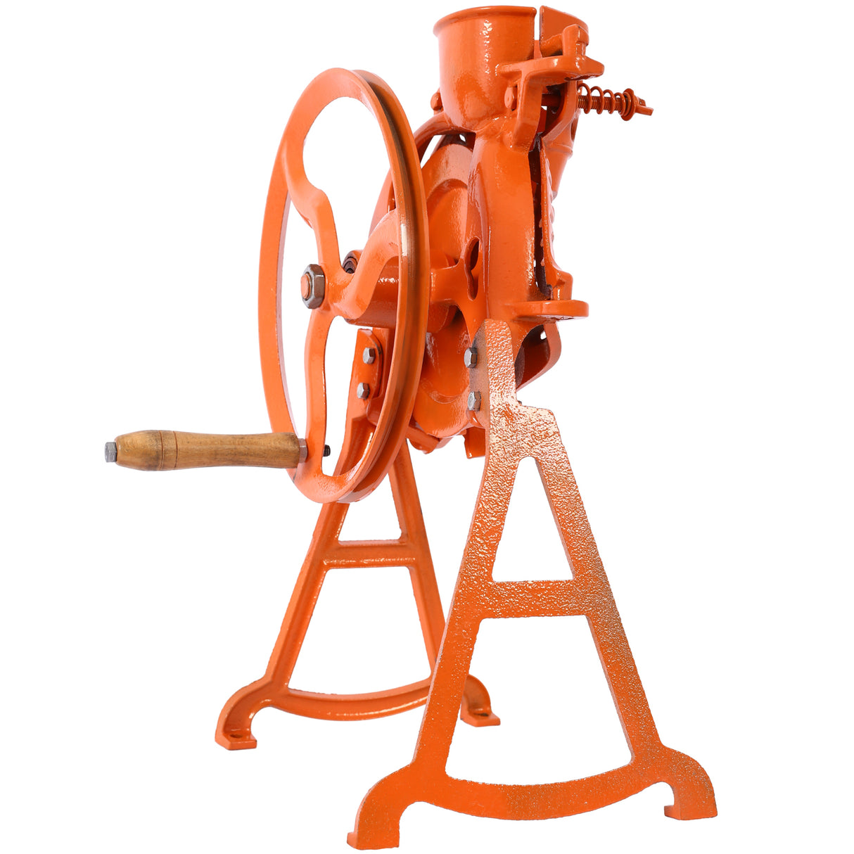 Hand Corn Sheller Heavy Duty Shelling Machine Manual Farm Corn Thresher Remover Tools Hand Sheller with Wooden Handle Cast Iron