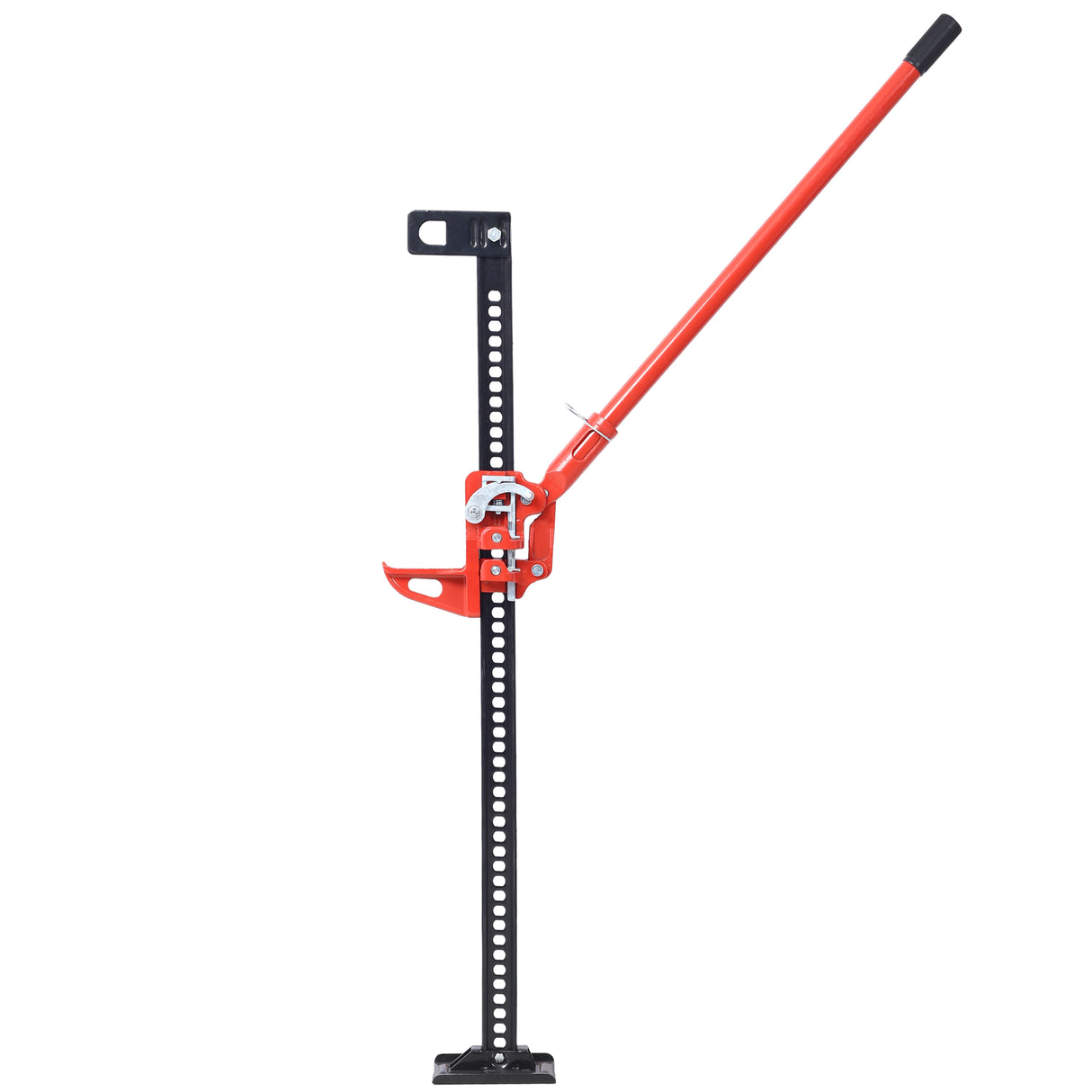 High Lift Farm Jack 48" Utility 7000 lbs Kapasitet Ratcheting Off Road Heavy-Duty for traktor lastebil SUV Støtfanger Rød