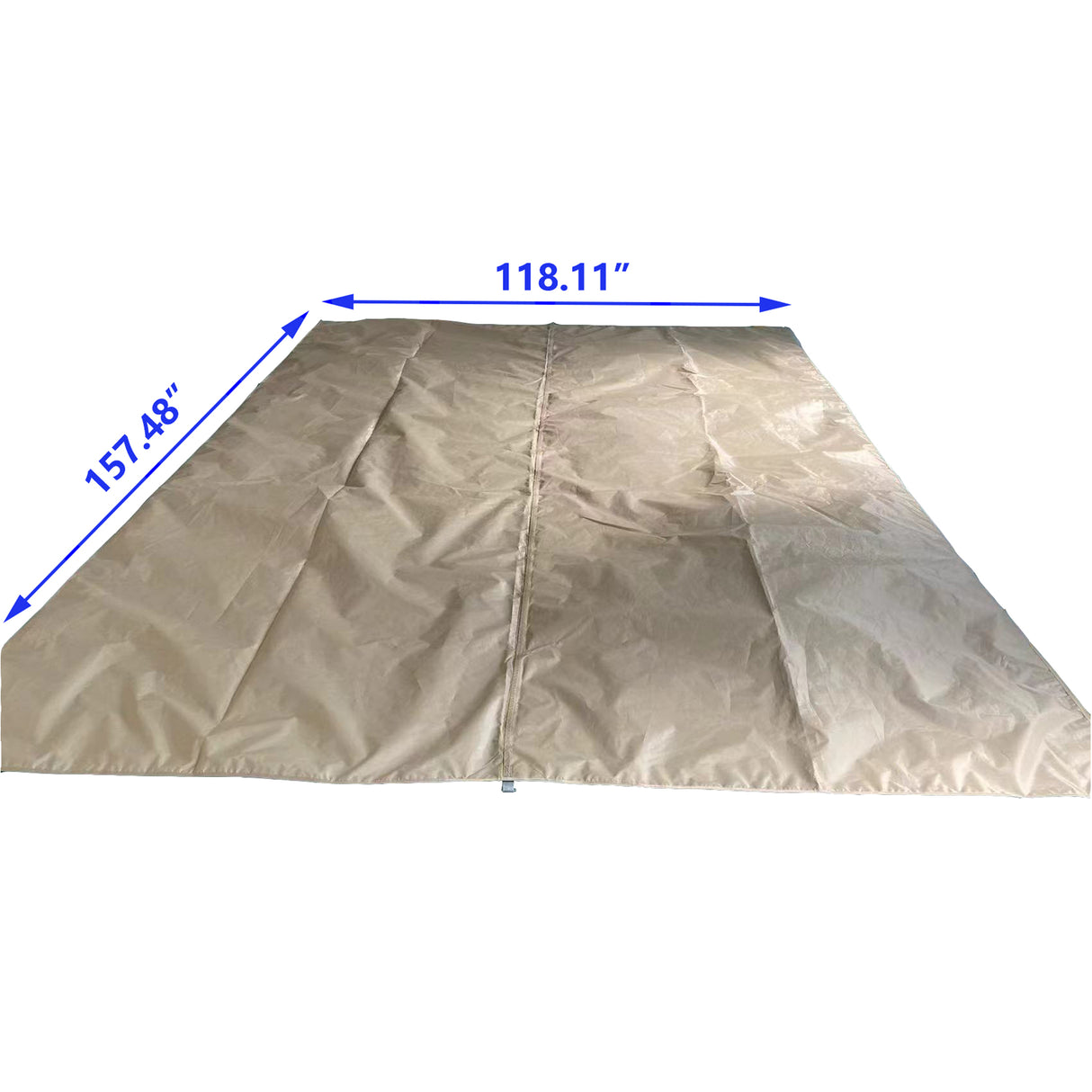 UV Protection Shade Canopy Weather Resistant Sand Beach Tent Camping Sun Shelter Portable Outdoor Windproof Pop Up Khaki