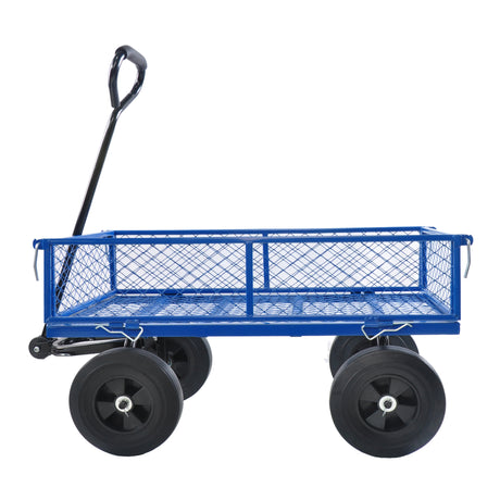 Tools Wagon Cart Garden Trucks Transport Firewood Black