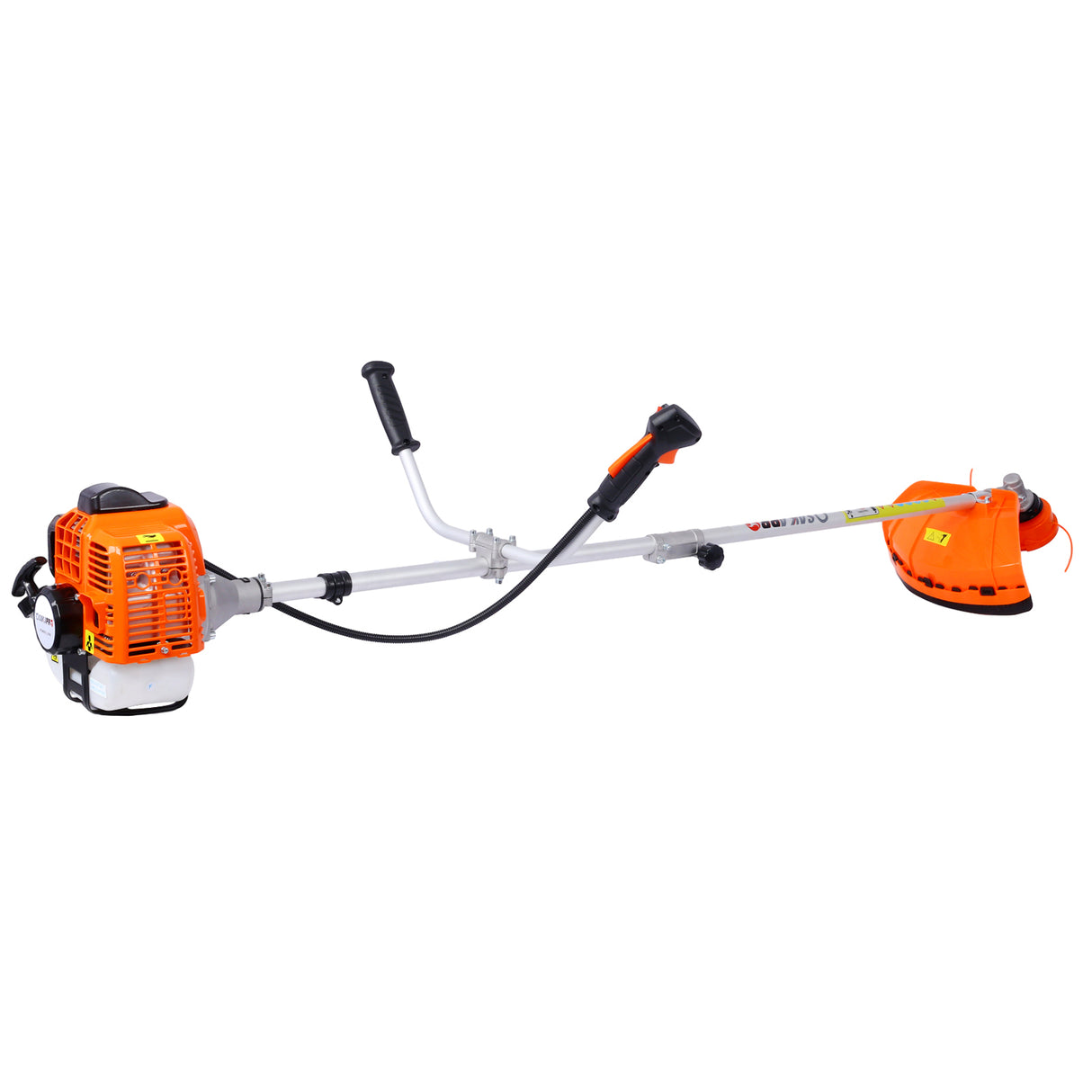 52cc Weed Eater/Wacker Gas Powered 2 in 1 String Trimme na may 10'' Brush Cutter Rubber Handle at Shoulder Strap