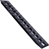 1 Pair Heavy-Duty Ramps with Top Hook Attaching End Universal Loading 84" X 14" 8800 LBS Aluminum--Black