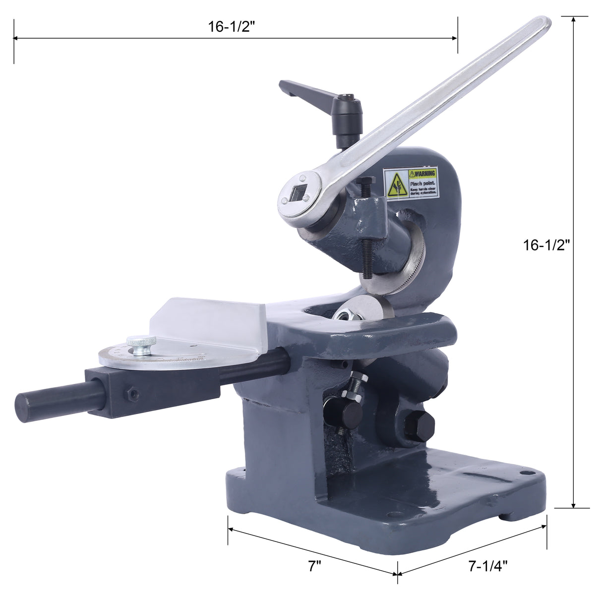 Multiple-Purpose Throatless Sheet Metal Shear Cutter na may 16 Gauge