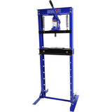 Hydraulic 12 Ton H-Frame Garage Floor Adjustable Shop Press na may Plate Blue