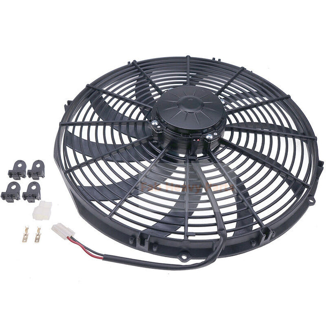 Ventilateur extracteur électrique 24V 16 ", 10 pales VA18-BP70/LL-86A 30102621, convient pour Spal