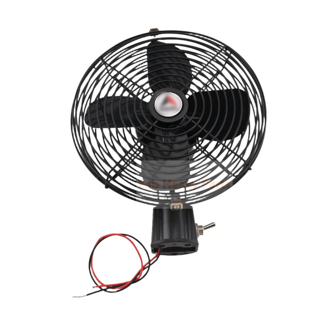 24V 8 Inch Cab Fan Air Circulating Fan for Excavator Loader Backhoe Tractor