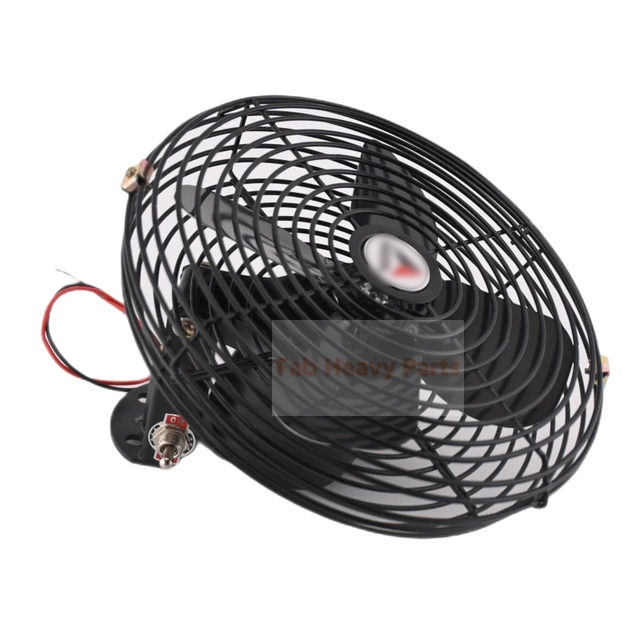 24V 8 Inch Cab Fan Air Circulating Fan for Excavator Loader Backhoe Tractor