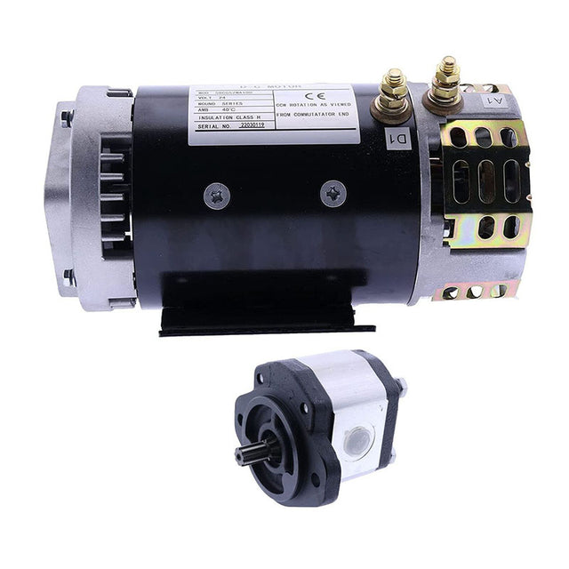 Moteur électrique 24 V 40844GT et pompe hydraulique 96193GT pour Genie GS-1530 GS-2032 GS-2046 GS-3232 GS-4655