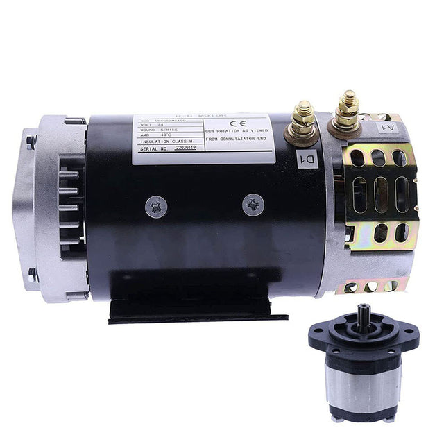 Moteur électrique 24 V 40844GT et pompe hydraulique 96193GT pour Genie GS-1530 GS-2032 GS-2046 GS-3232 GS-4655