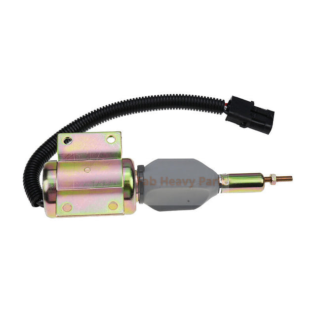 Válvula solenoide de cierre de combustible de 24 V compatible con excavadora John Deere 120 160LC 200LC 230LC 230LCR 270LC Cummins 6CT