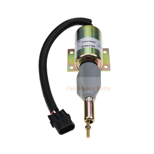 Válvula solenoide de cierre de combustible de 24 V compatible con excavadora John Deere 120 160LC 200LC 230LC 230LCR 270LC Cummins 6CT