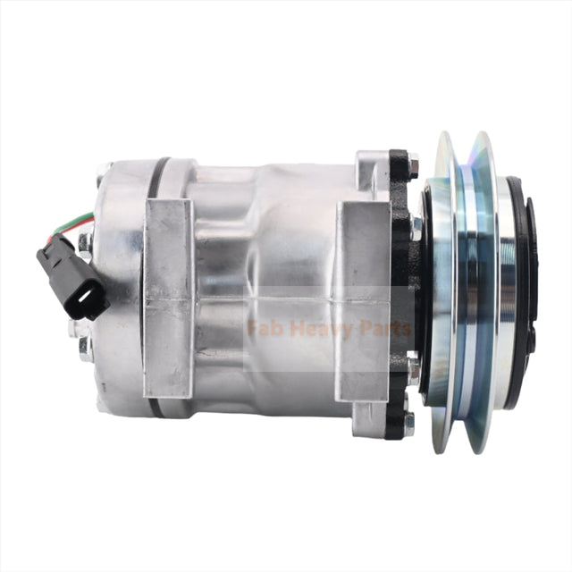 24V SD7H13 A/C Compressor LC91V00001F1 Fits for Kobelco Excavator SK160LC SK200-6 SK210LC SK250LC SK290LC SK330LC SK480LC