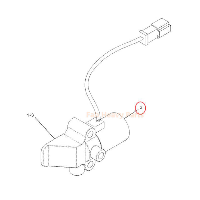 24V Magnetventil 154-3064 1543064 Passend für Caterpillar CAT 120H 120K 12H 12K 135H 140H 140K 143H 14H 160H 160K 163H 16H 24H