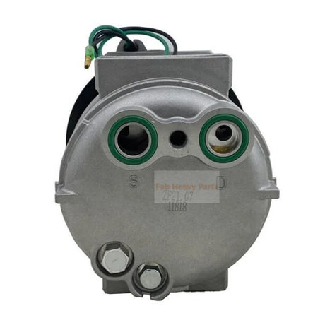 Compressore A/C 24 V Valeo Seltec TM21 Z0018298D T643349A Adatto per John Deere Caterpillar CAT Komatsu