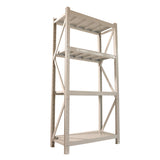 Capacity Garage Storage Shelves Heavy Duty White