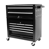 8-Drawer Large Mobile Steel Tool Storage Organizer with Wheels Lock&Liner for Warehouse Workshop