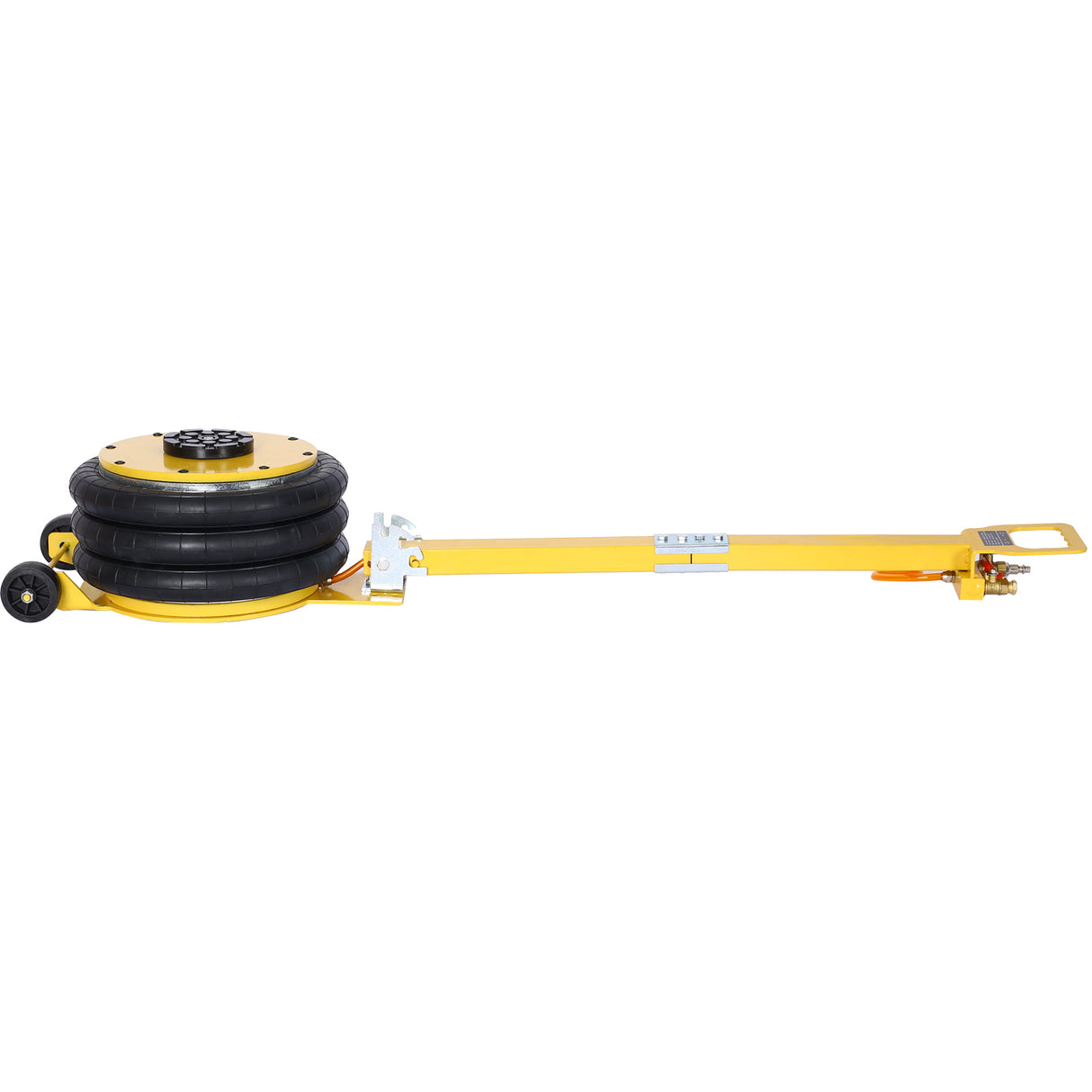 5T Triple Bag Air Jack Pneumatic Lifting 16in Capacity 11000lbs Easy-Collapsing Terrain Yellow