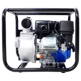 Semi Trash Water Pump 3 inch 209cc 7HP 4 Stroke OHV Engine Gas Powered 50 ft Discharge Hose 12 ft Suction Hose with Complete Fittings EPA Compliant